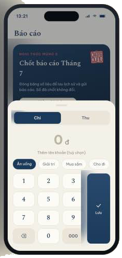 Ghi nhanh chi tiêu